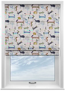 Oh My Deer, Colonial - Twist&Fit Roman Blind